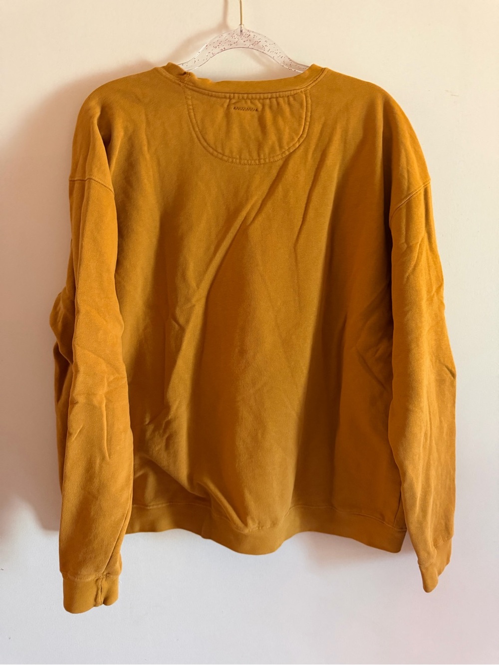 Graphic Crewneck Sweatshirt - Mustard - Picture 4 of 7